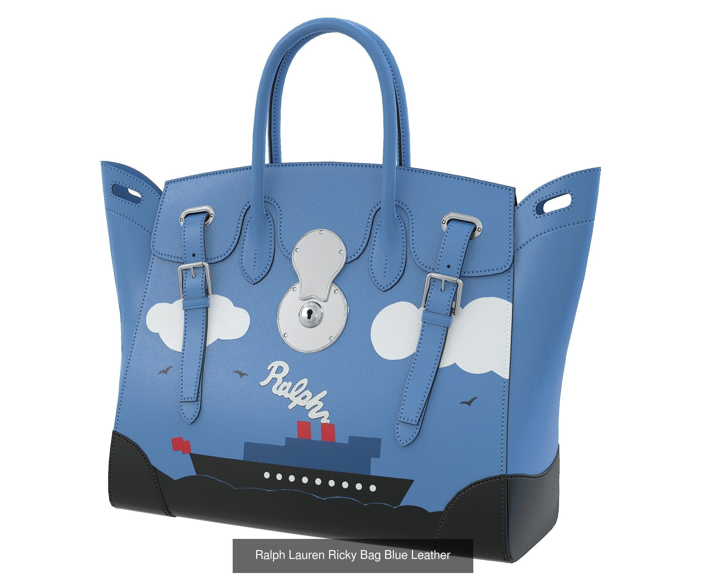 Ralph Lauren Ricky Bag 3D Model Collection_5