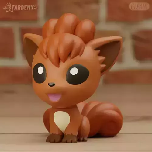 Vulpix Chibi 2 Models Easy to Print Pokemon