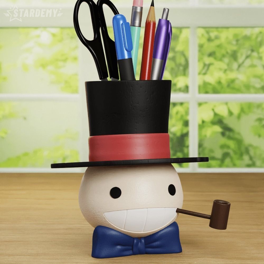 TURNIP HEAD PLANTER HOWLS MOVING CASTLE GHIBLI 3D print model_1