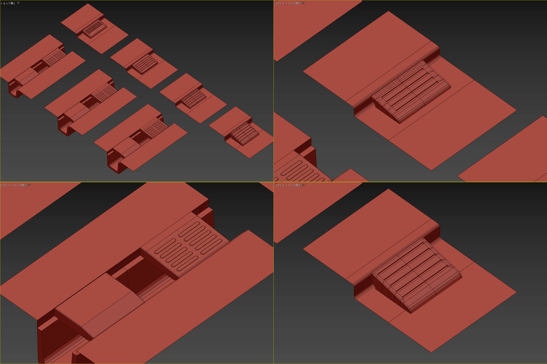 Step elimination block 3D model_8