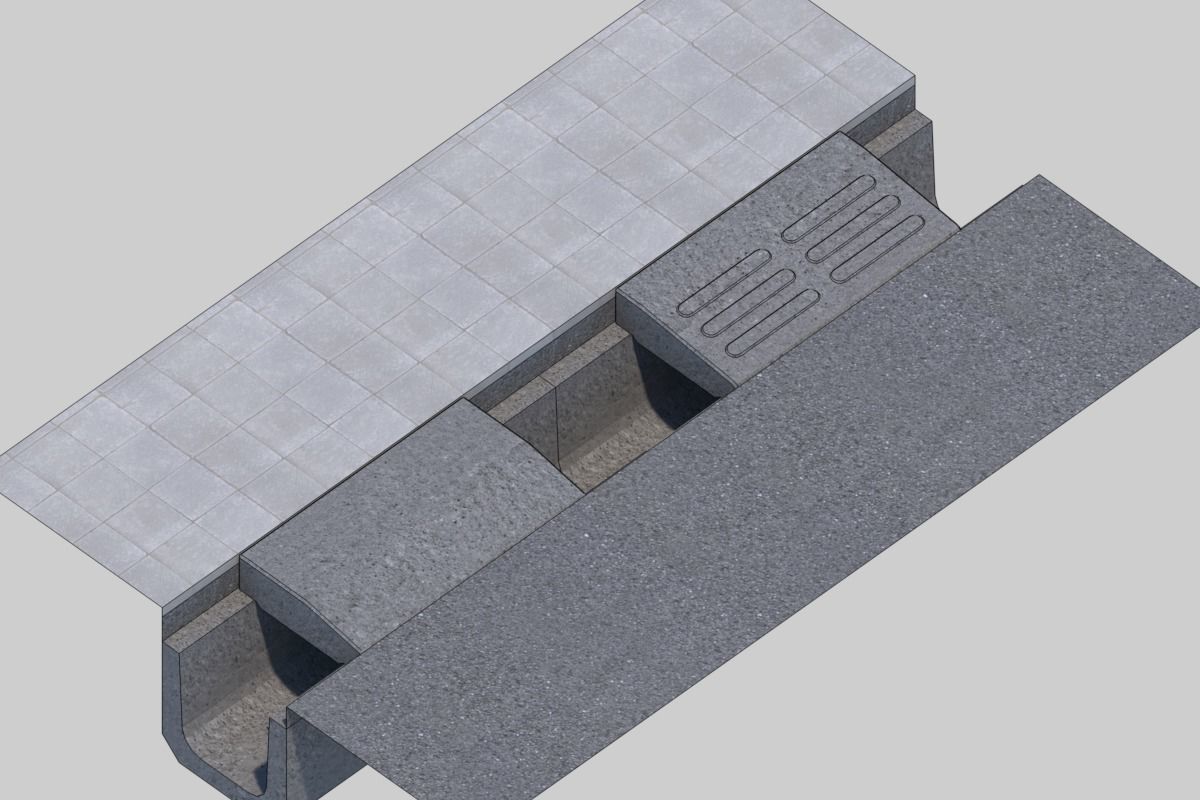 Step elimination block 3D model_1