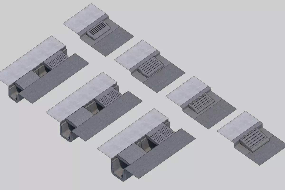 Step elimination block 3D model_0