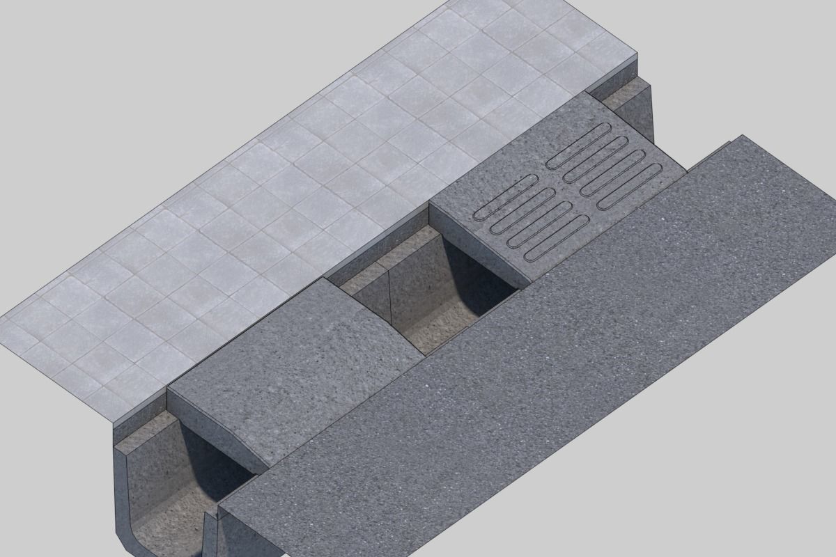 Step elimination block 3D model_2