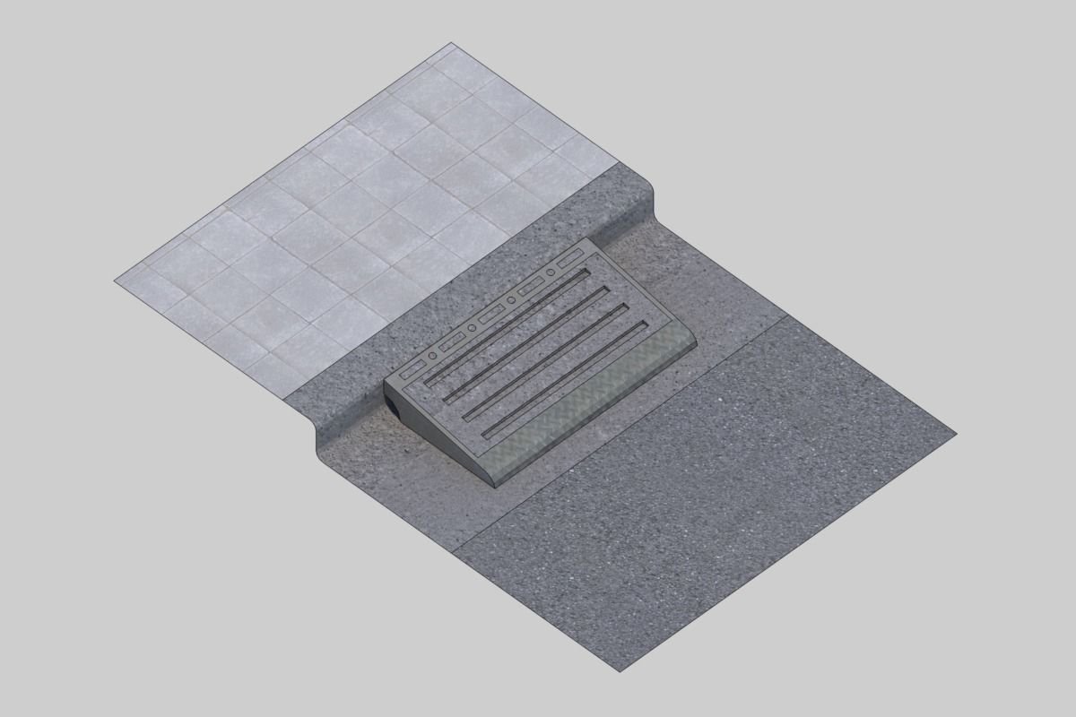 Step elimination block 3D model_6