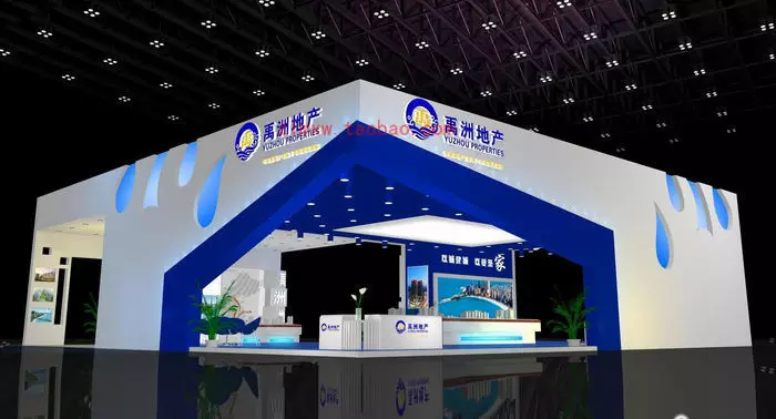 Exhibition - Area - 20X20-3DMAX2009-07 3D model_0