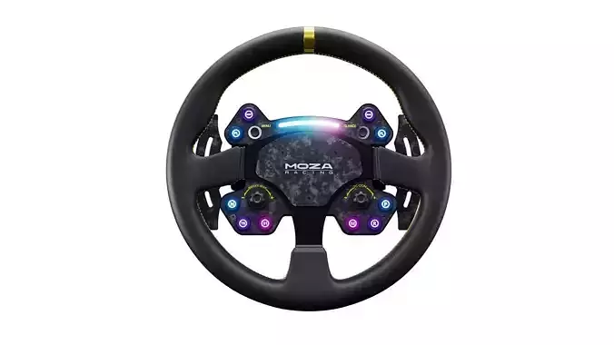 MOZA RS V2 STEERING WHEEL 3D model