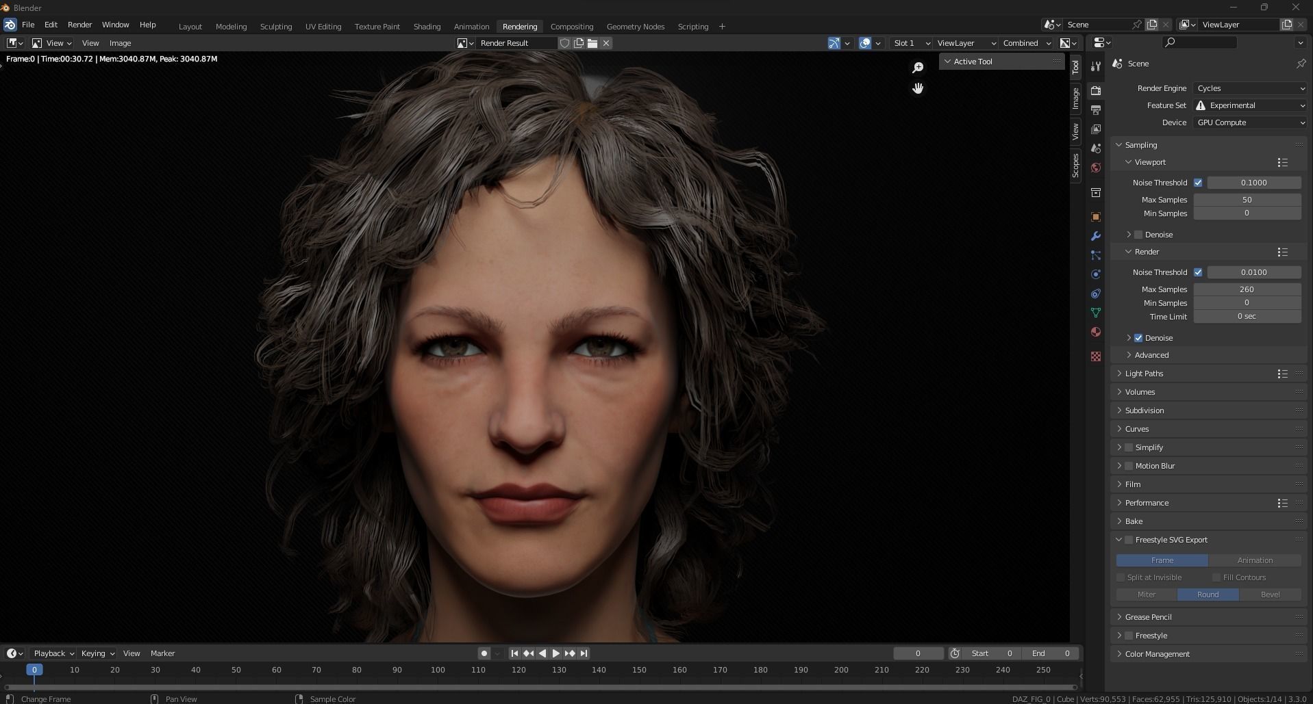 Elder Clancey Starfield Female  3D model_6
