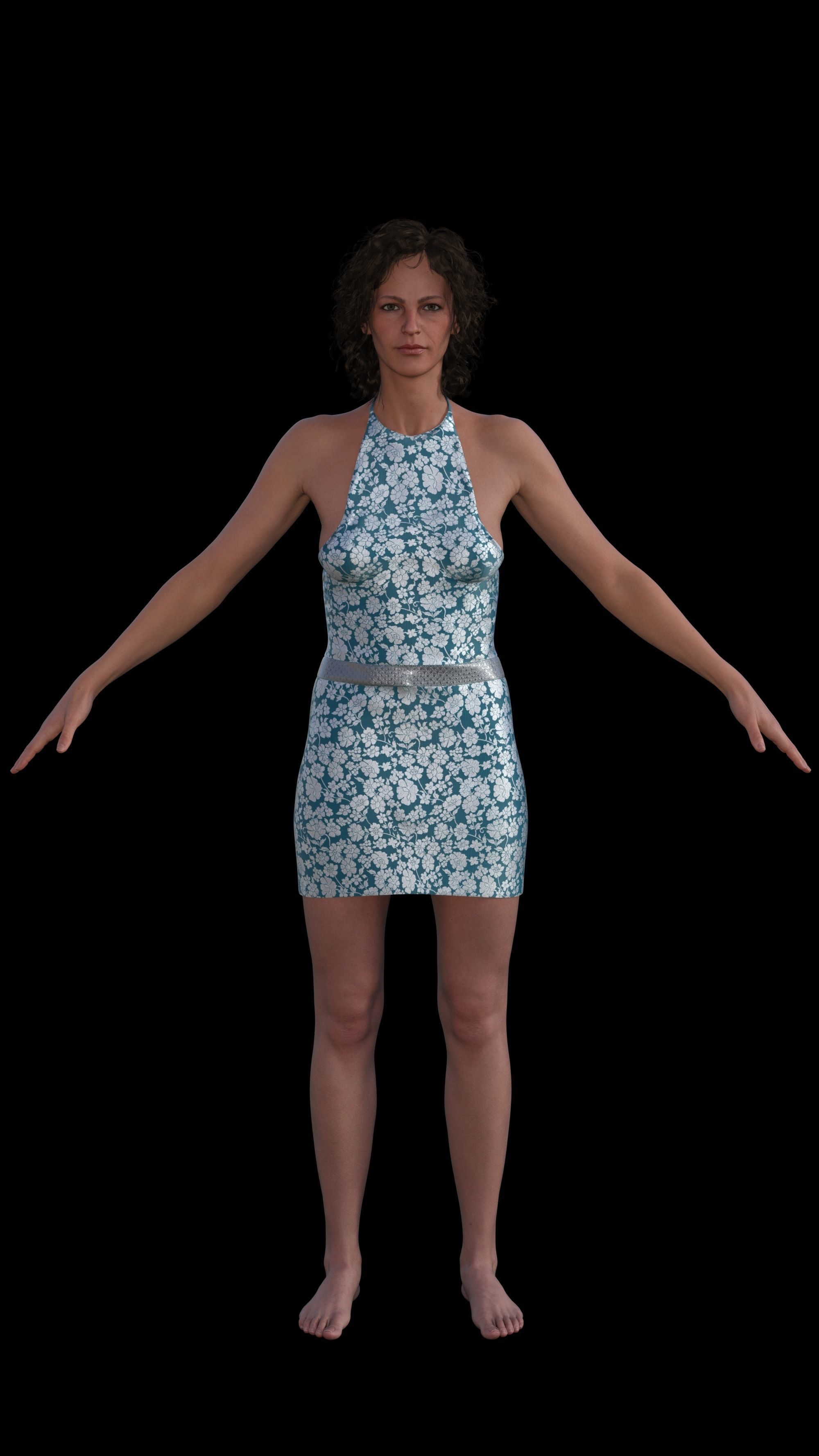 Elder Clancey Starfield Female  3D model_1