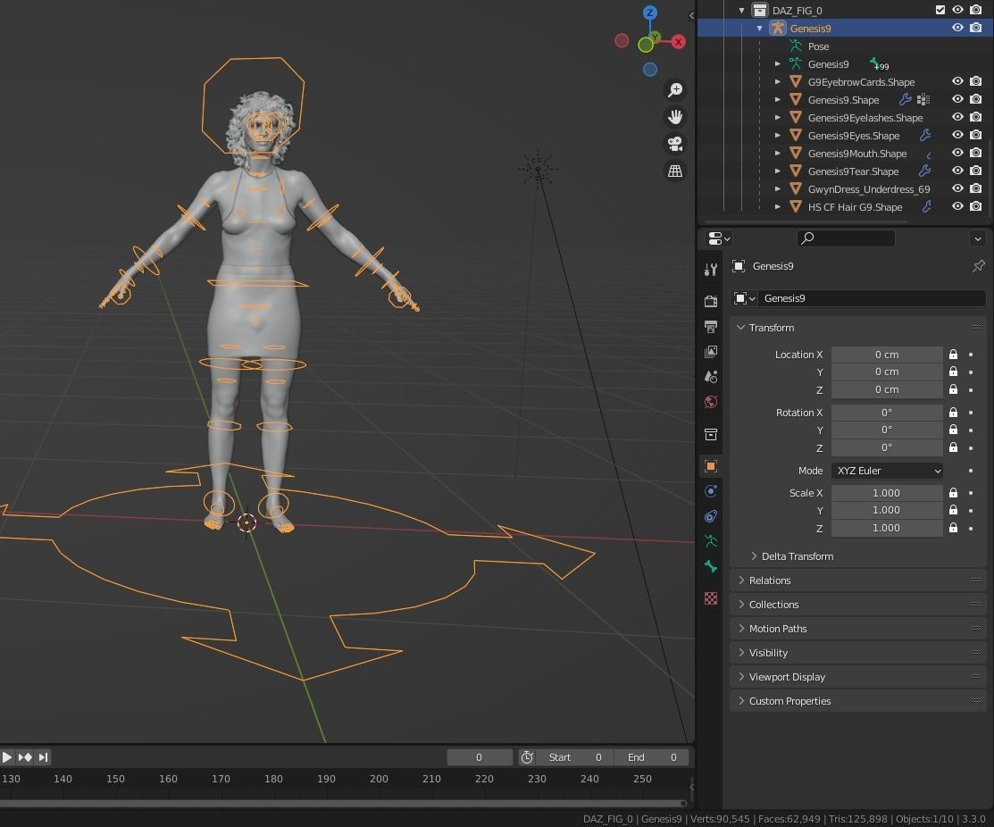 Elder Clancey Starfield Female  3D model_4