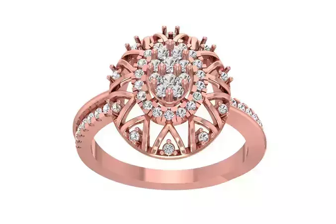 Women Wedding Engagement Bridal Ring