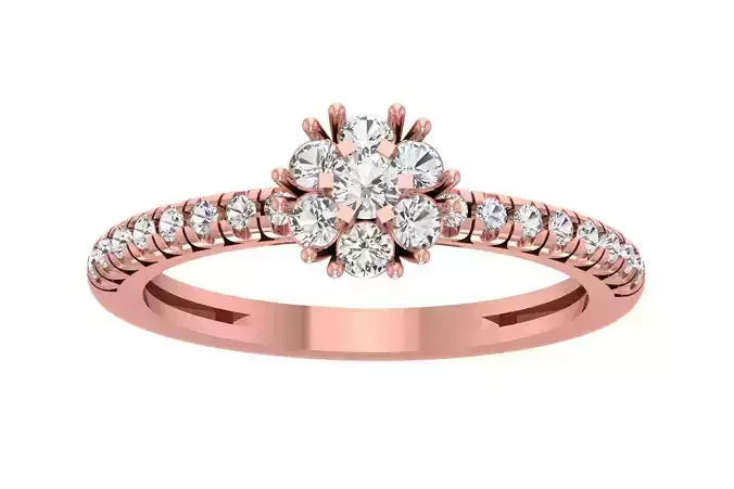Women Wedding Engagement Bridal Ring