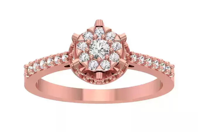 Women Wedding Engagement Bridal Ring