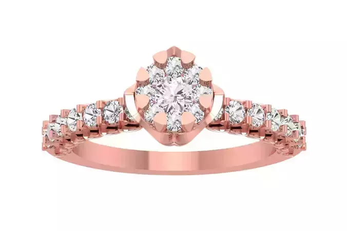 Women Wedding Engagement Bridal Ring