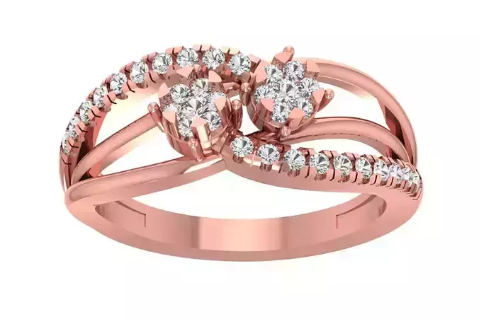 Women Wedding Engagement Bridal Ring