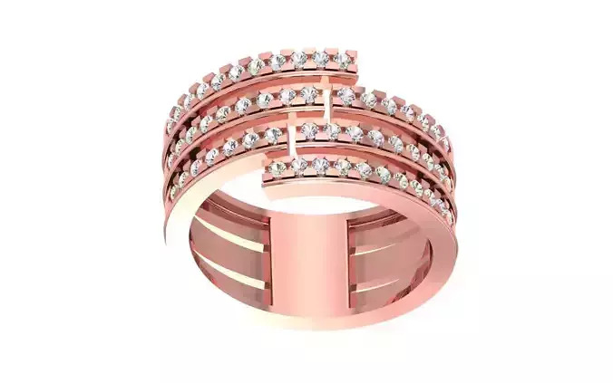 Women Wedding Engagement Bridal Ring