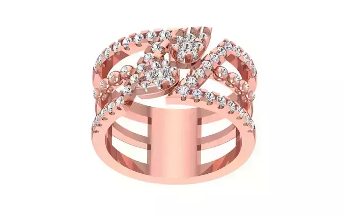 Women Wedding Engagement Bridal Ring