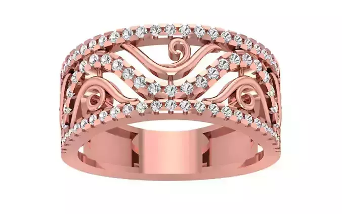 Women Wedding Engagement Bridal Ring