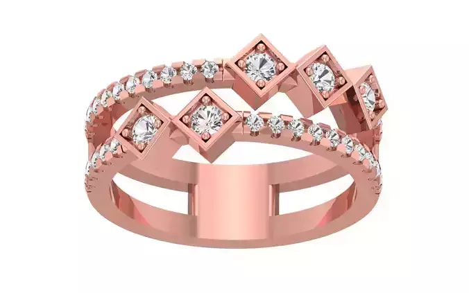 Women Wedding Engagement Bridal Ring