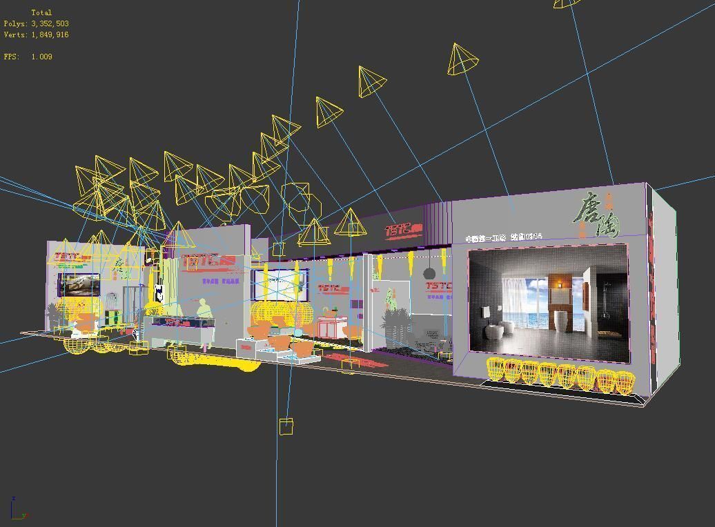 Exhibition - Area - 24X6-3DMAX2009-012 3D model_3