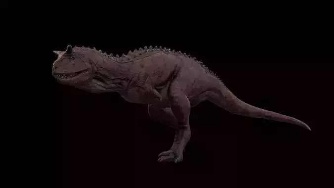 Carnotaurus - Meat-Eating Bull Low-poly 3D model