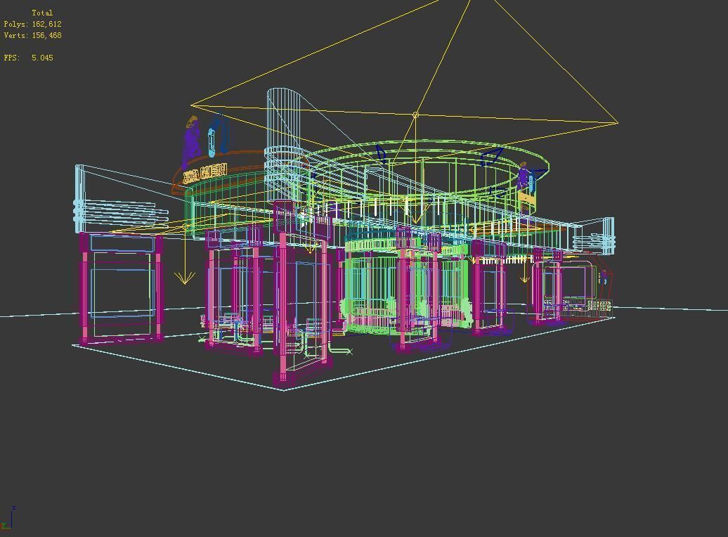 Exhibition - Area - 24X10-3DMAX2009-014 3D model_2