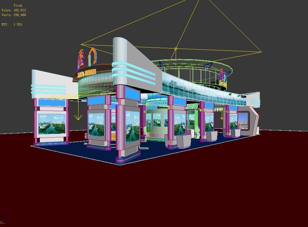 Exhibition - Area - 24X10-3DMAX2009-014 3D model_3