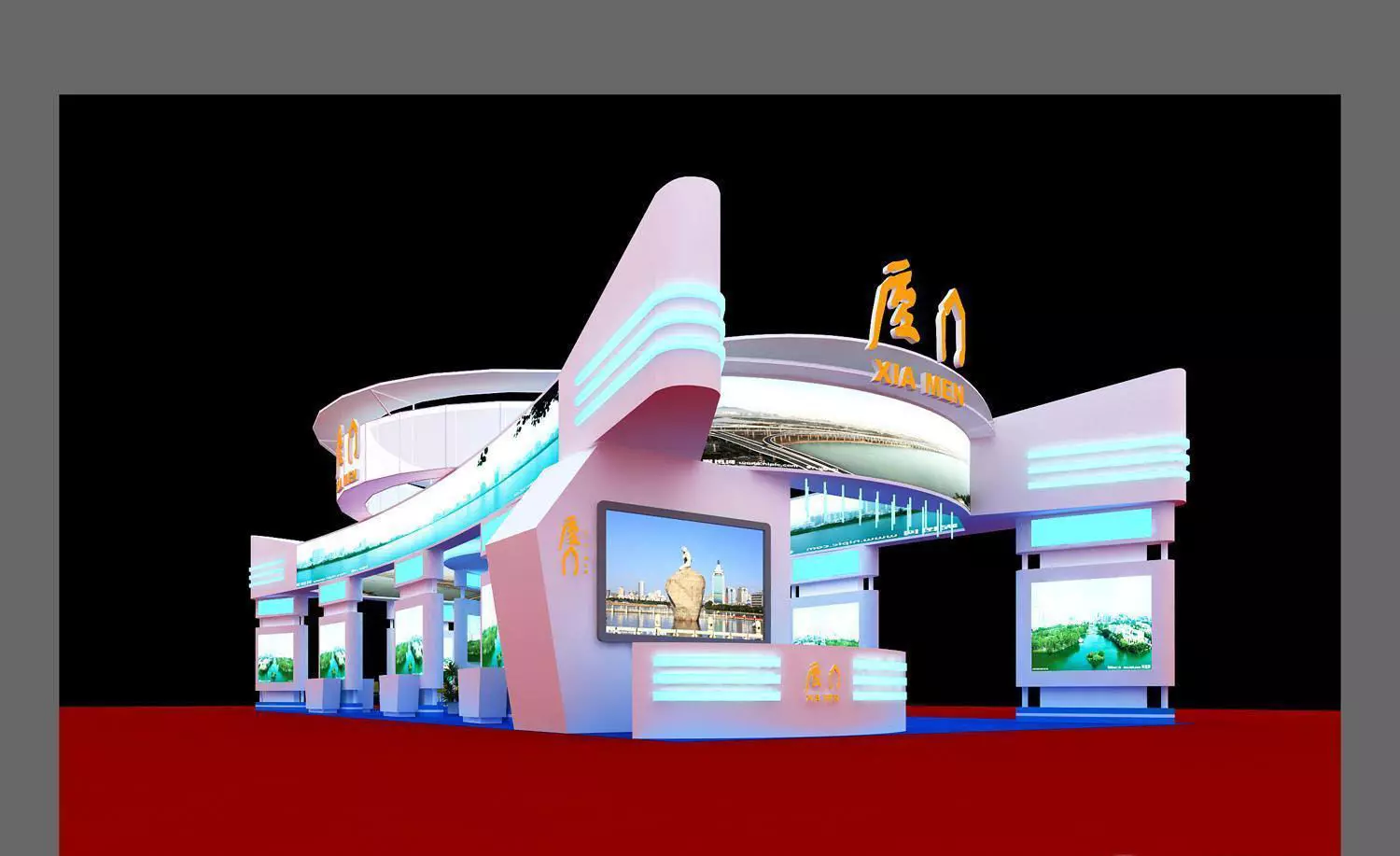 Exhibition - Area - 24X10-3DMAX2009-014 3D model_0