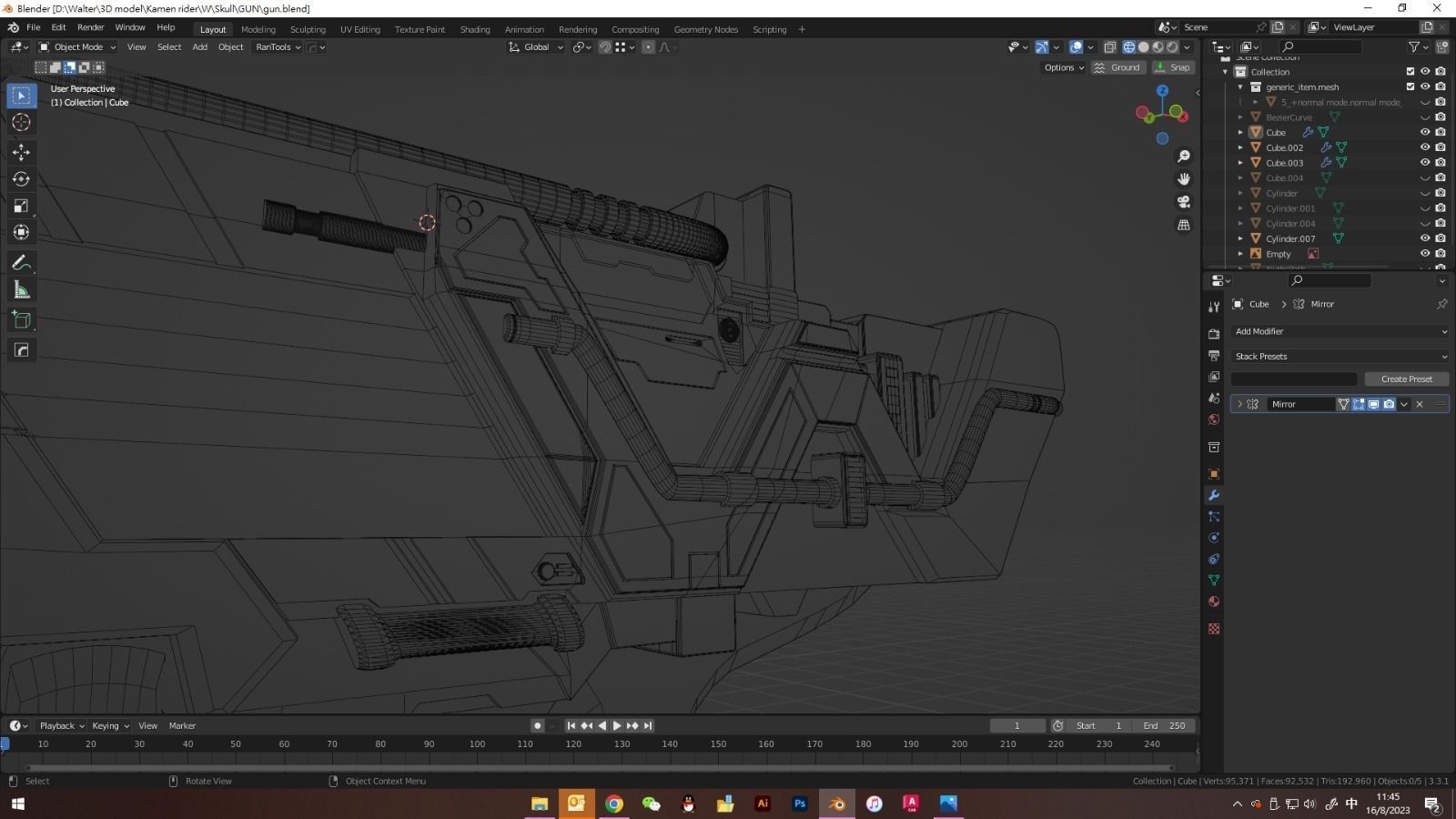 Kamen Rider Skull Magnum 3D print model_2