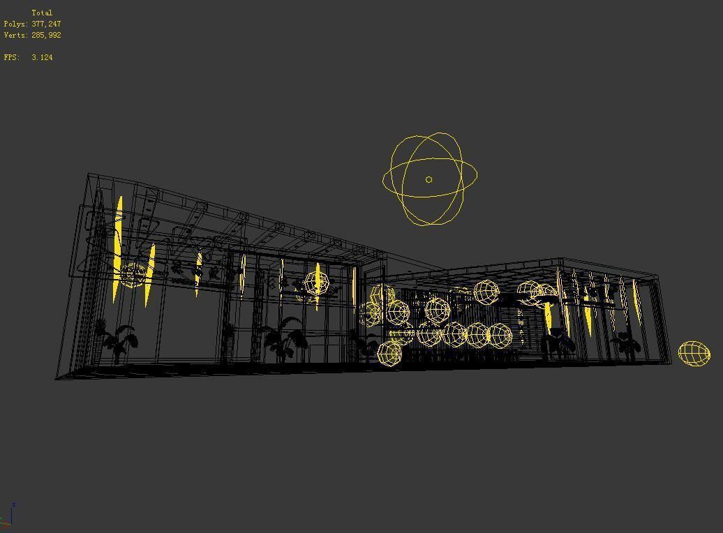 Exhibition - Area - 25X9-3DMAX2009-07 3D model_4