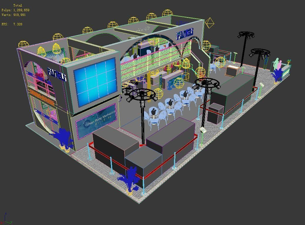 Exhibition - Area - 25X12-3DMAX2012-010 3D model_2