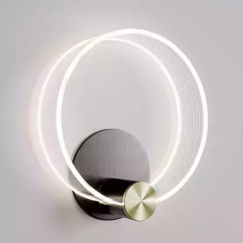 moderne kreis wandleuchte nachttisch