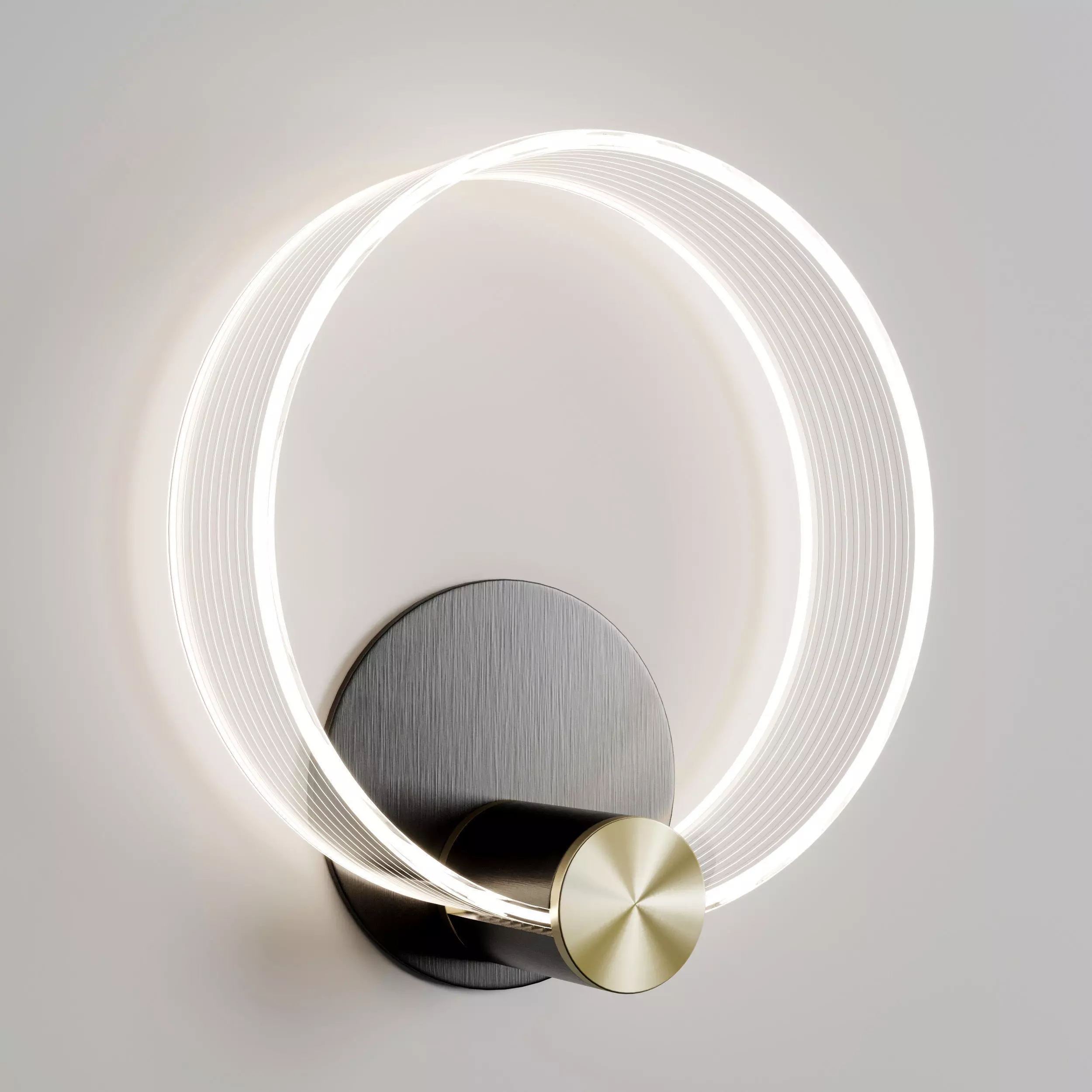 moderne kreis wandleuchte nachttisch Low-poly 3D model