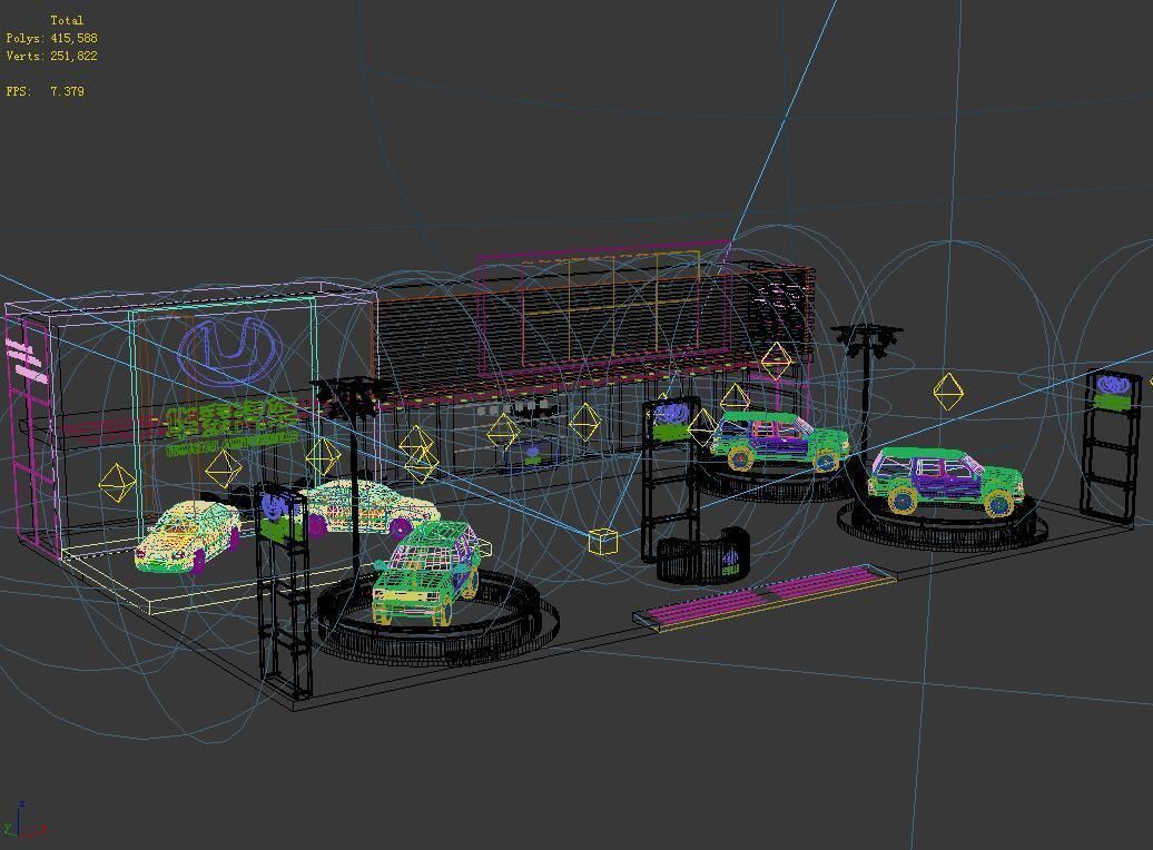 Exhibition - Area - 25X16-3DMAX2009-013 3D model_3