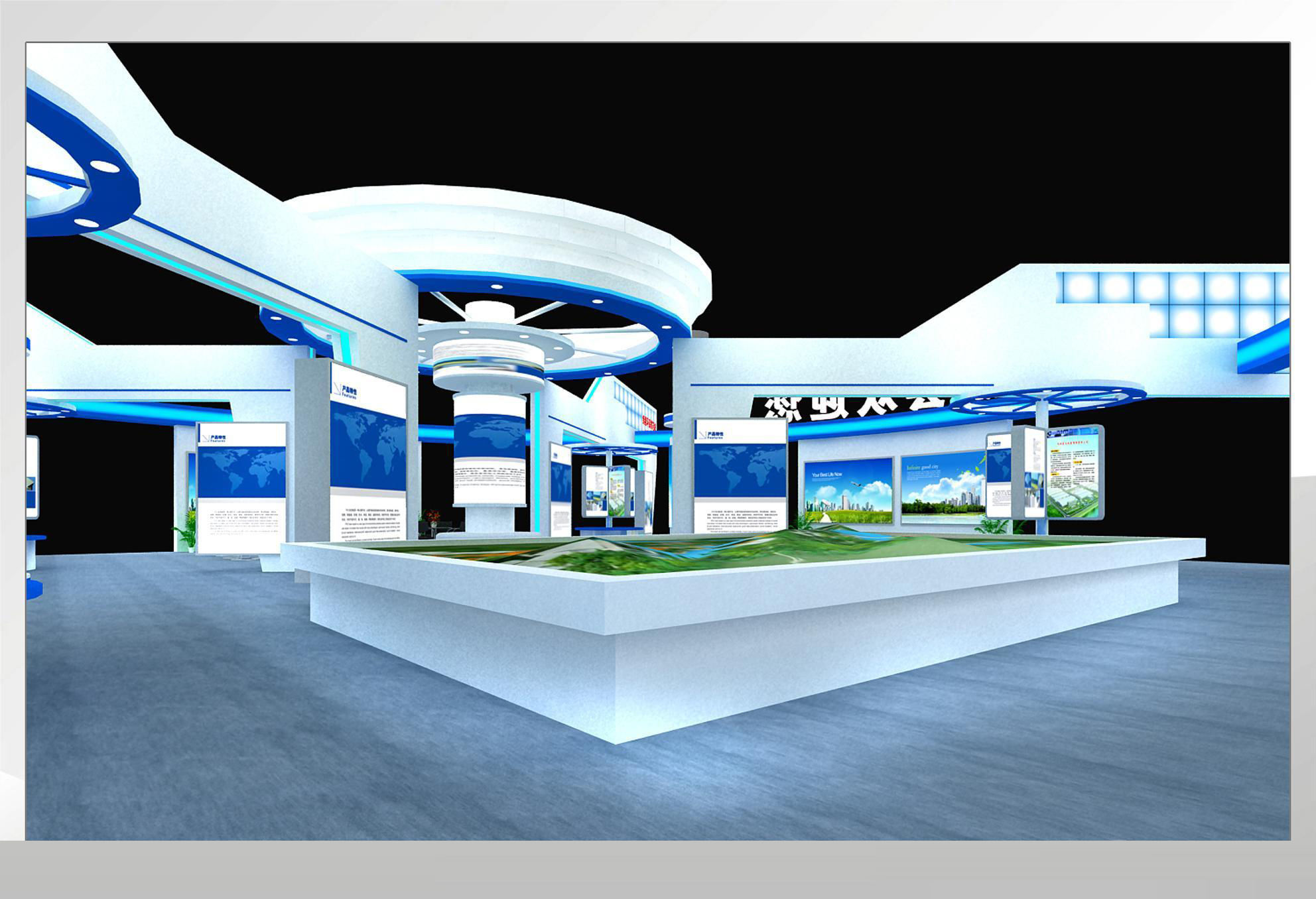 Exhibition - Area - 25X23-3DMAX2009-015 3D model_6