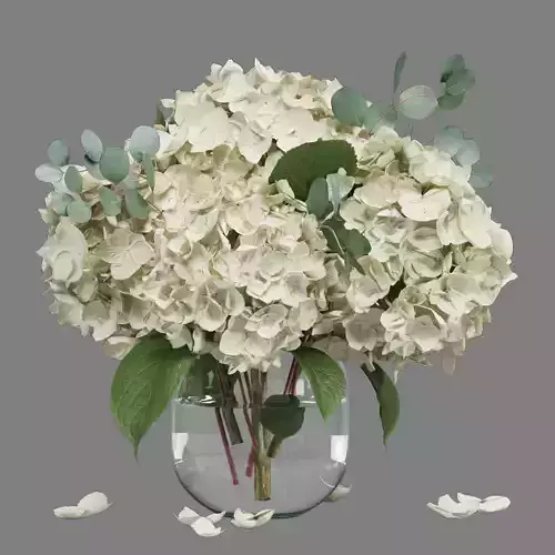 Flower In Glass Vase   08