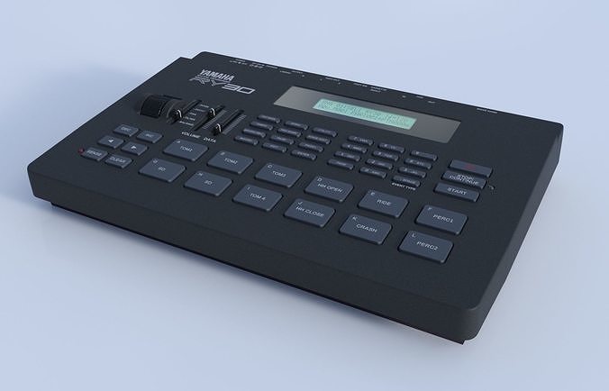 Yamaha RY30 Drum Machine 3D model