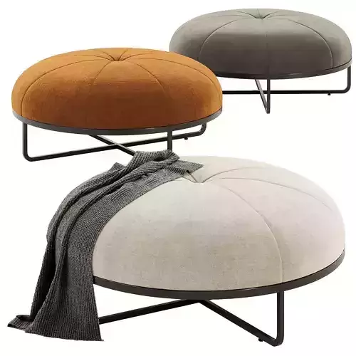 Bond Ottoman 3D model