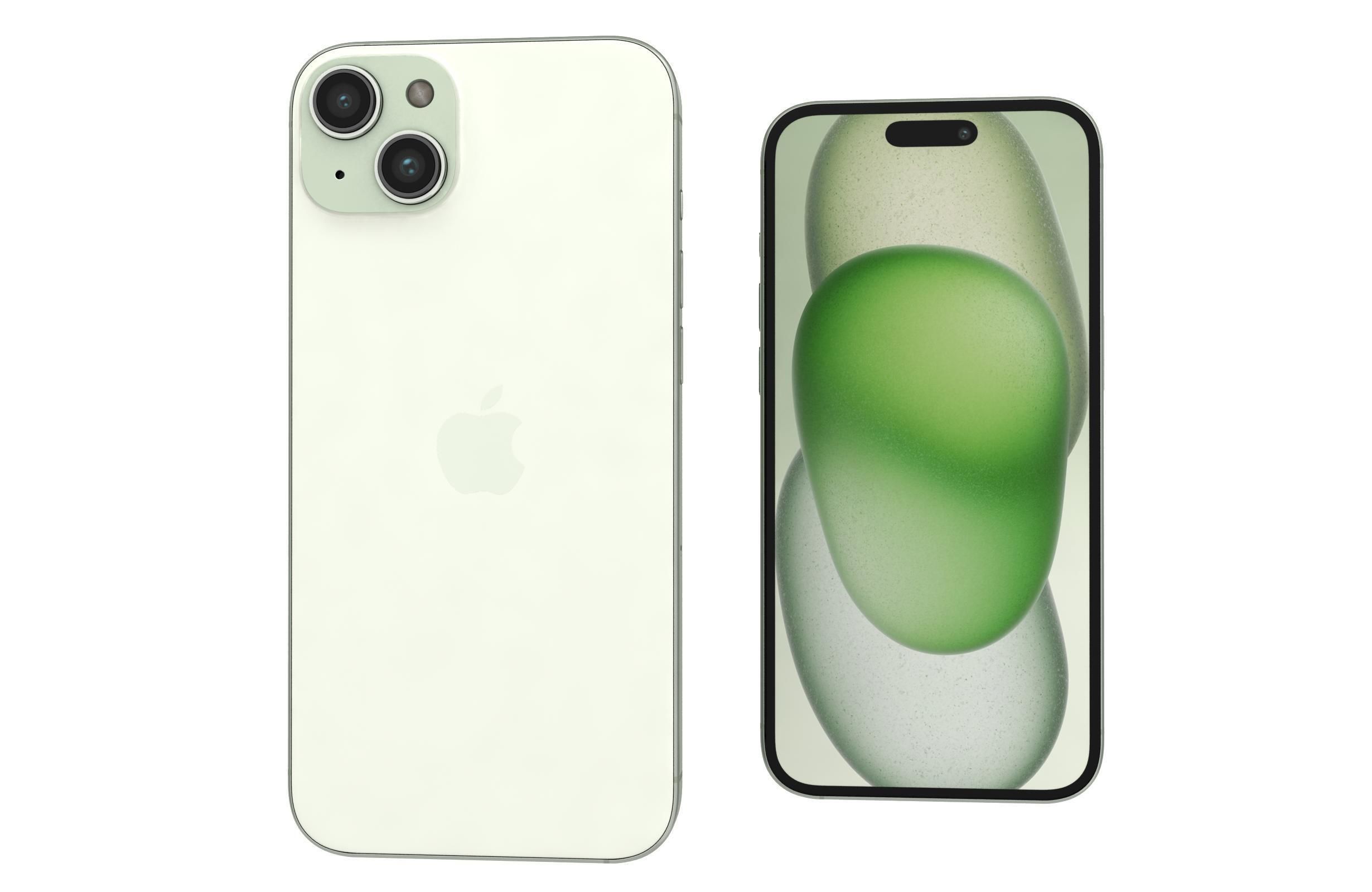 Apple iPhone 15 Plus Green 3D model_7