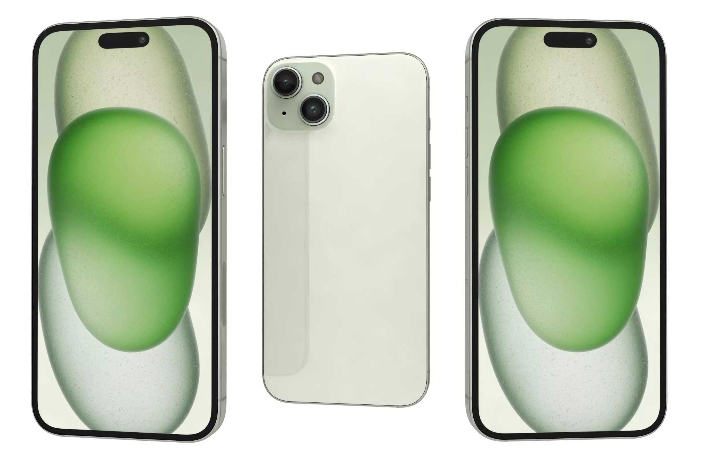 Apple iPhone 15 Plus Green 3D model_0