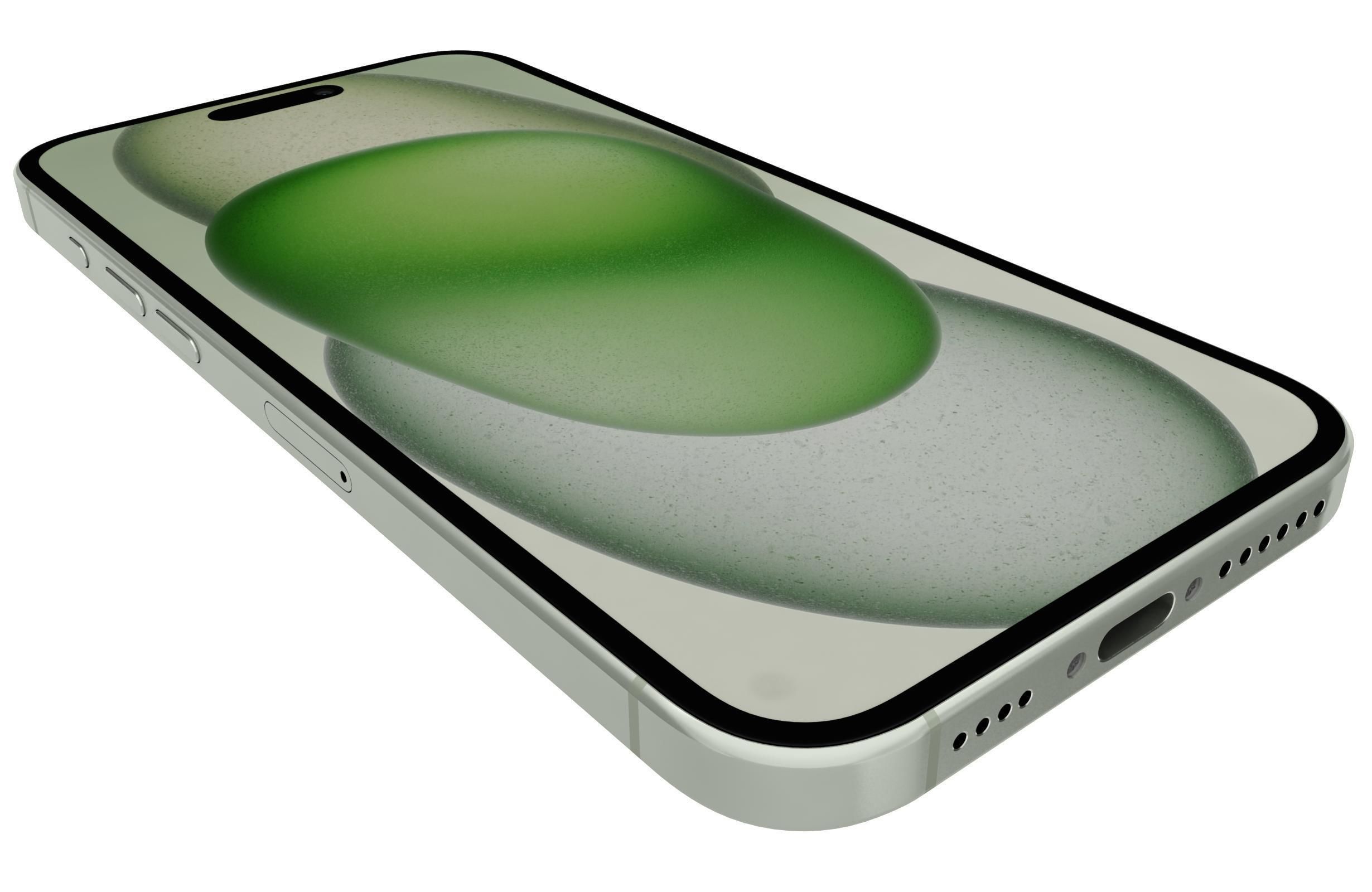 Apple iPhone 15 Plus Green 3D model_11