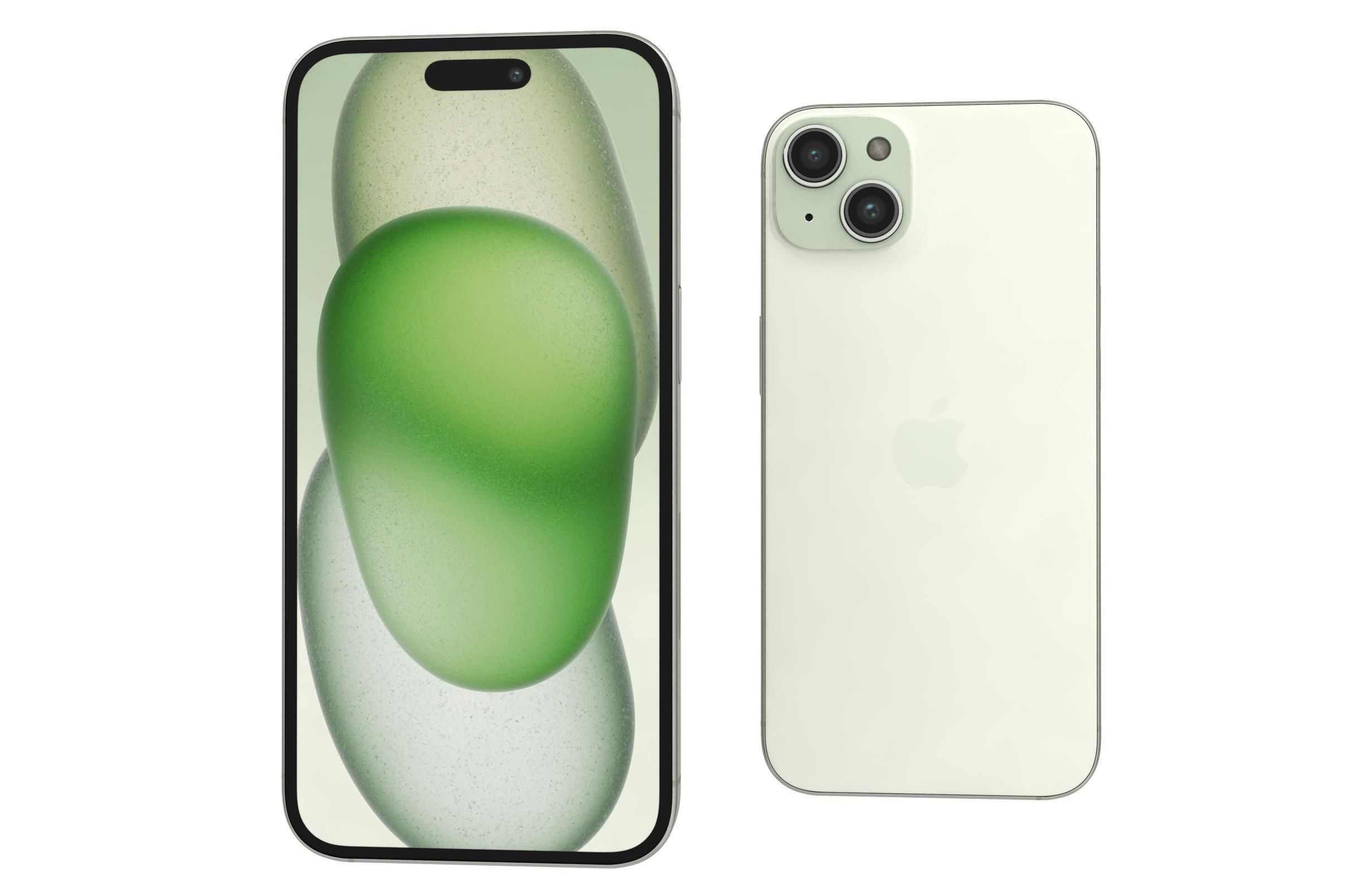 Apple iPhone 15 Plus Green 3D model_6