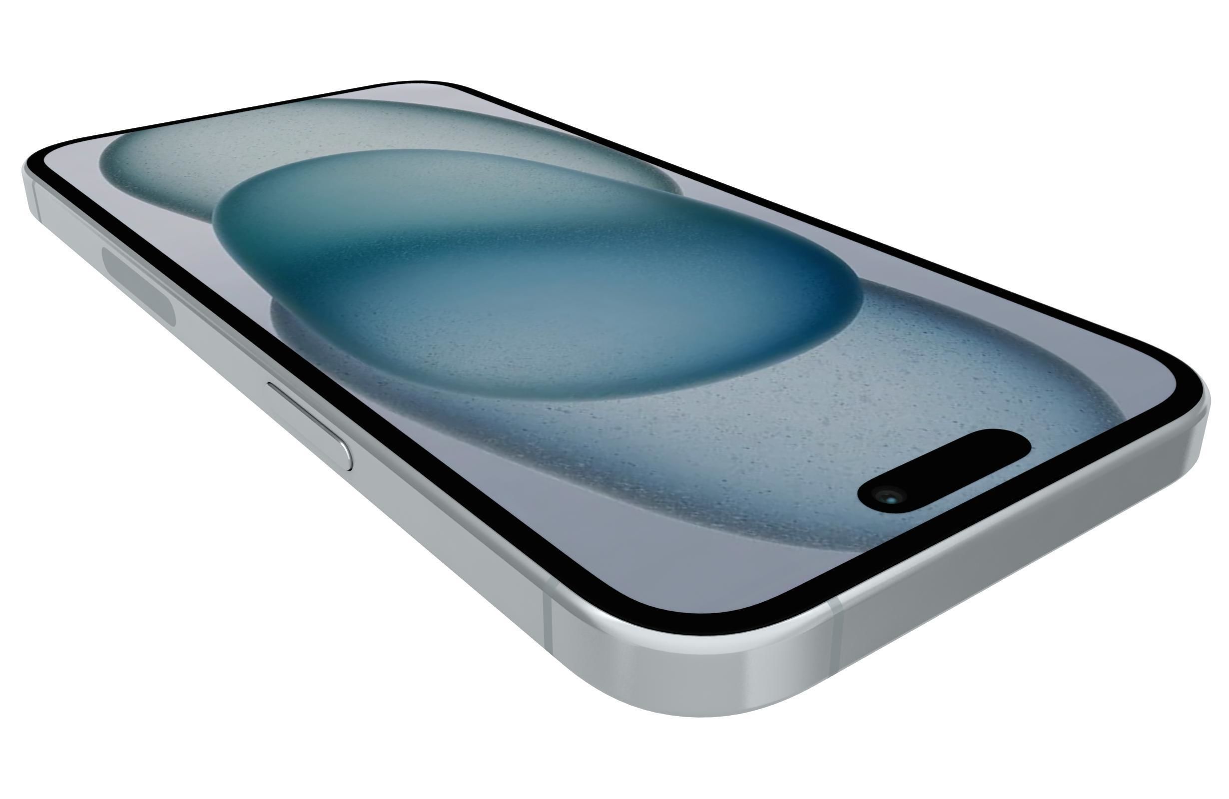 Apple iPhone 15 Plus White 3D model_13