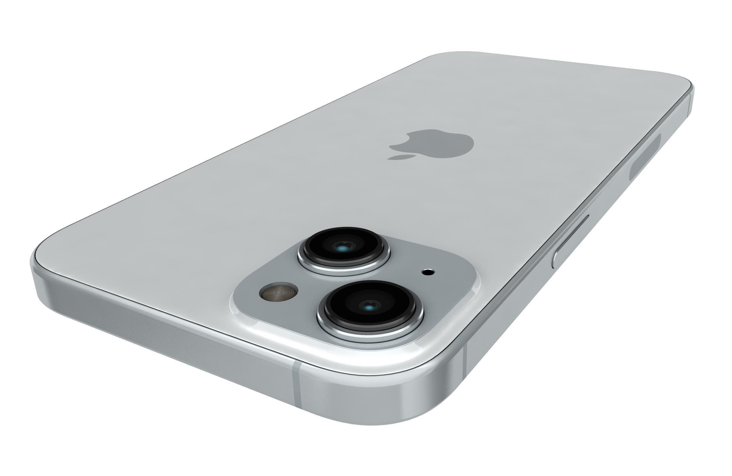 Apple iPhone 15 Plus White 3D model_15