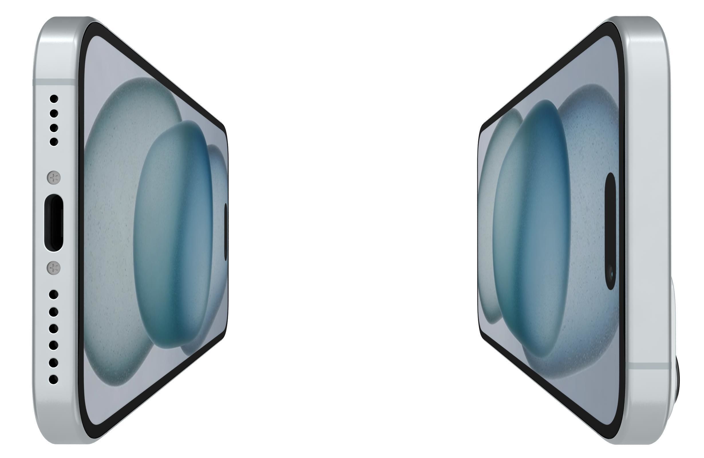 Apple iPhone 15 Plus White 3D model_11