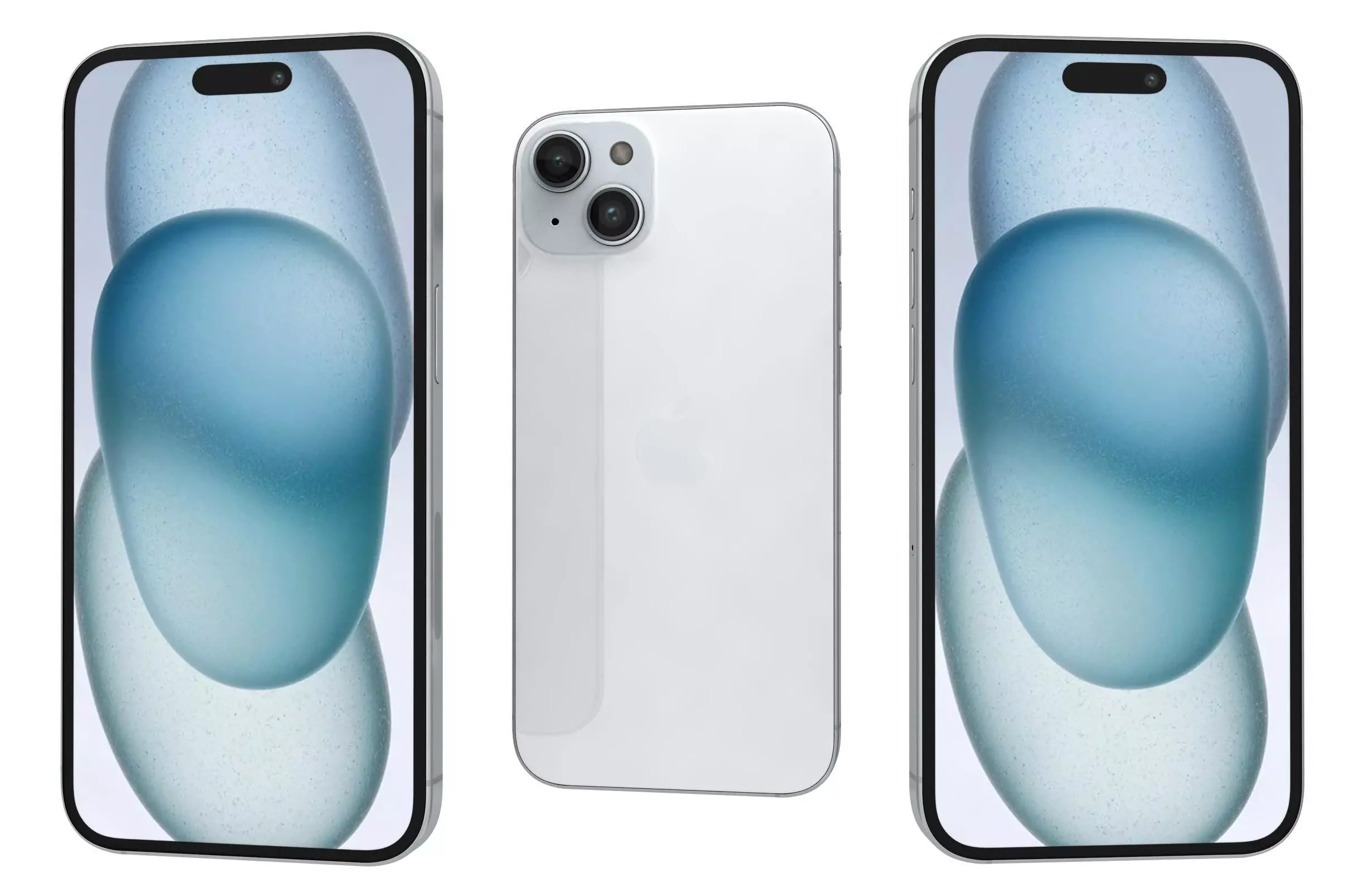 Apple iPhone 15 Plus White 3D model_0