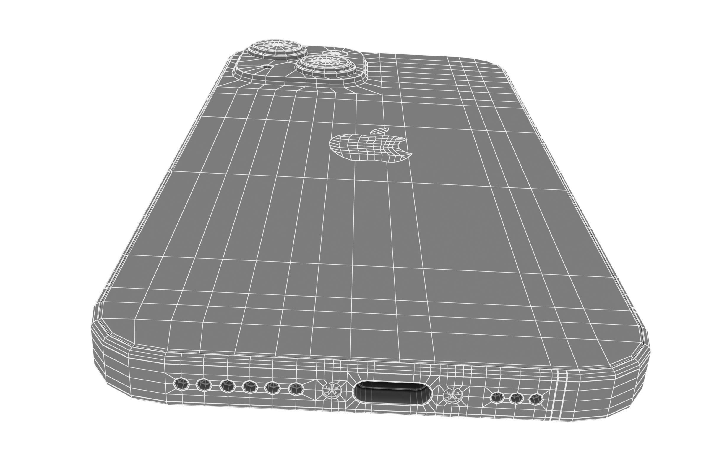 Apple iPhone 15 Plus Yellow 3D model_21