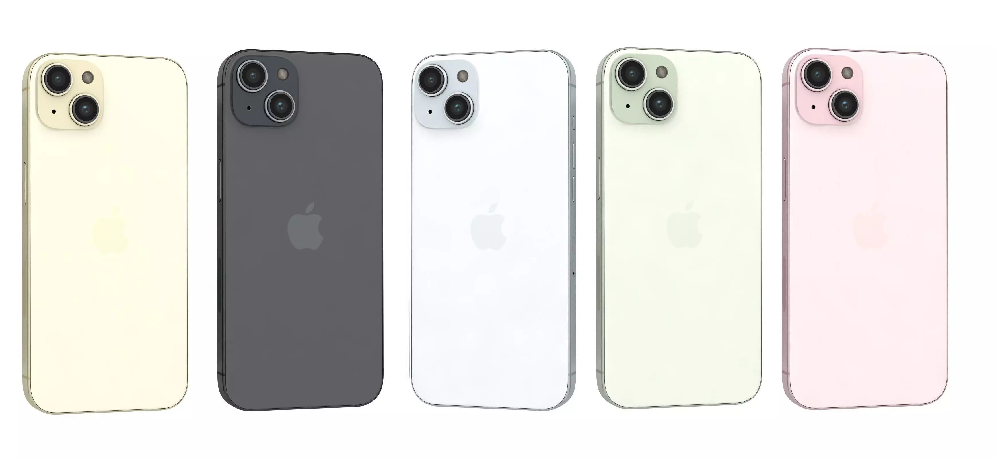 Apple iPhone 15 Plus All Colors 3D model_0