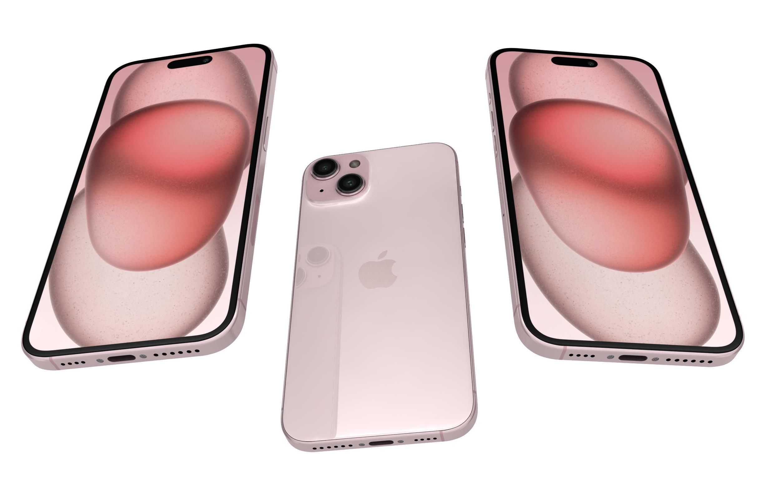 Apple iPhone 15 Plus All Colors 3D model_5