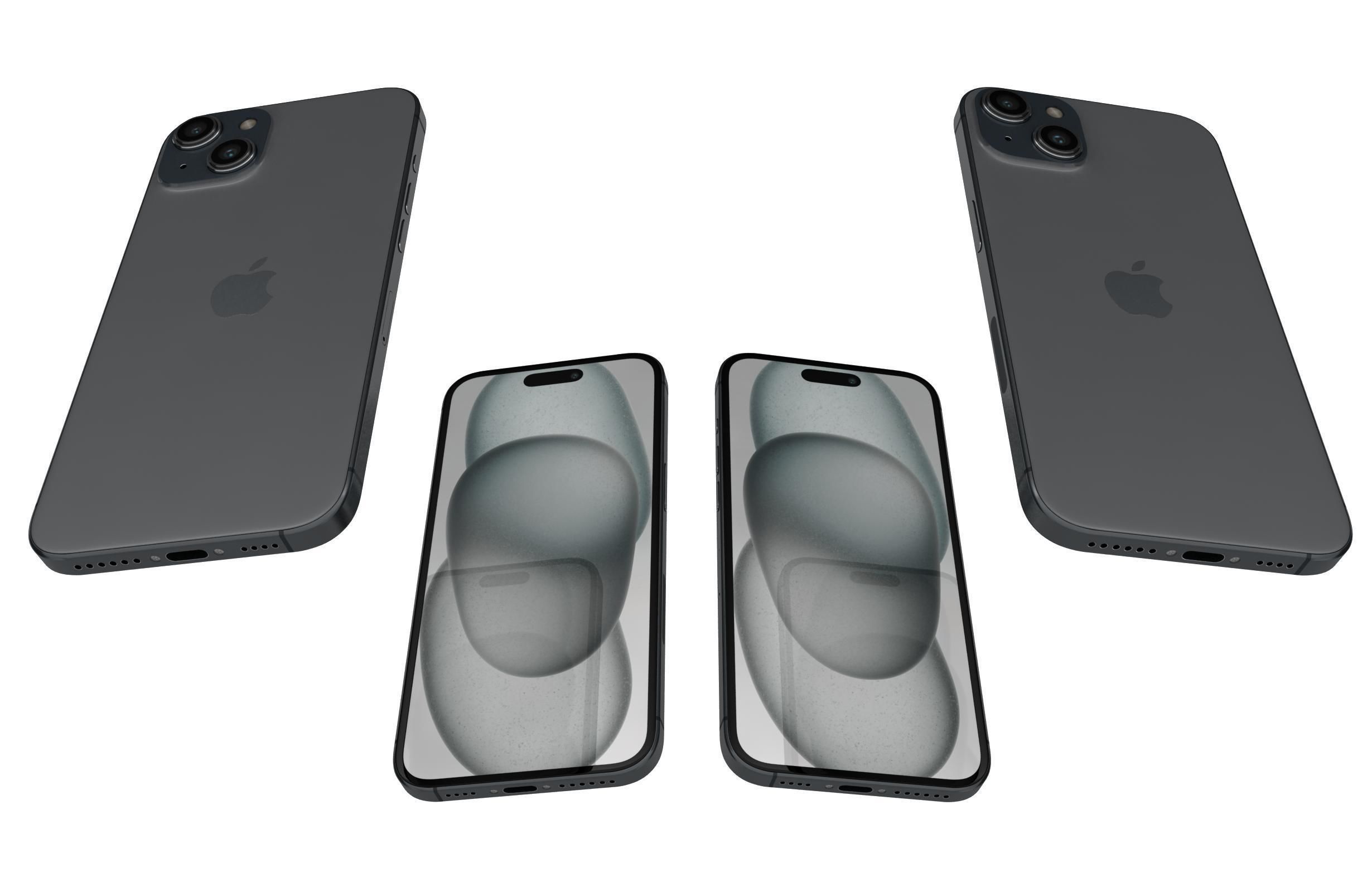 Apple iPhone 15 Plus All Colors 3D model_55