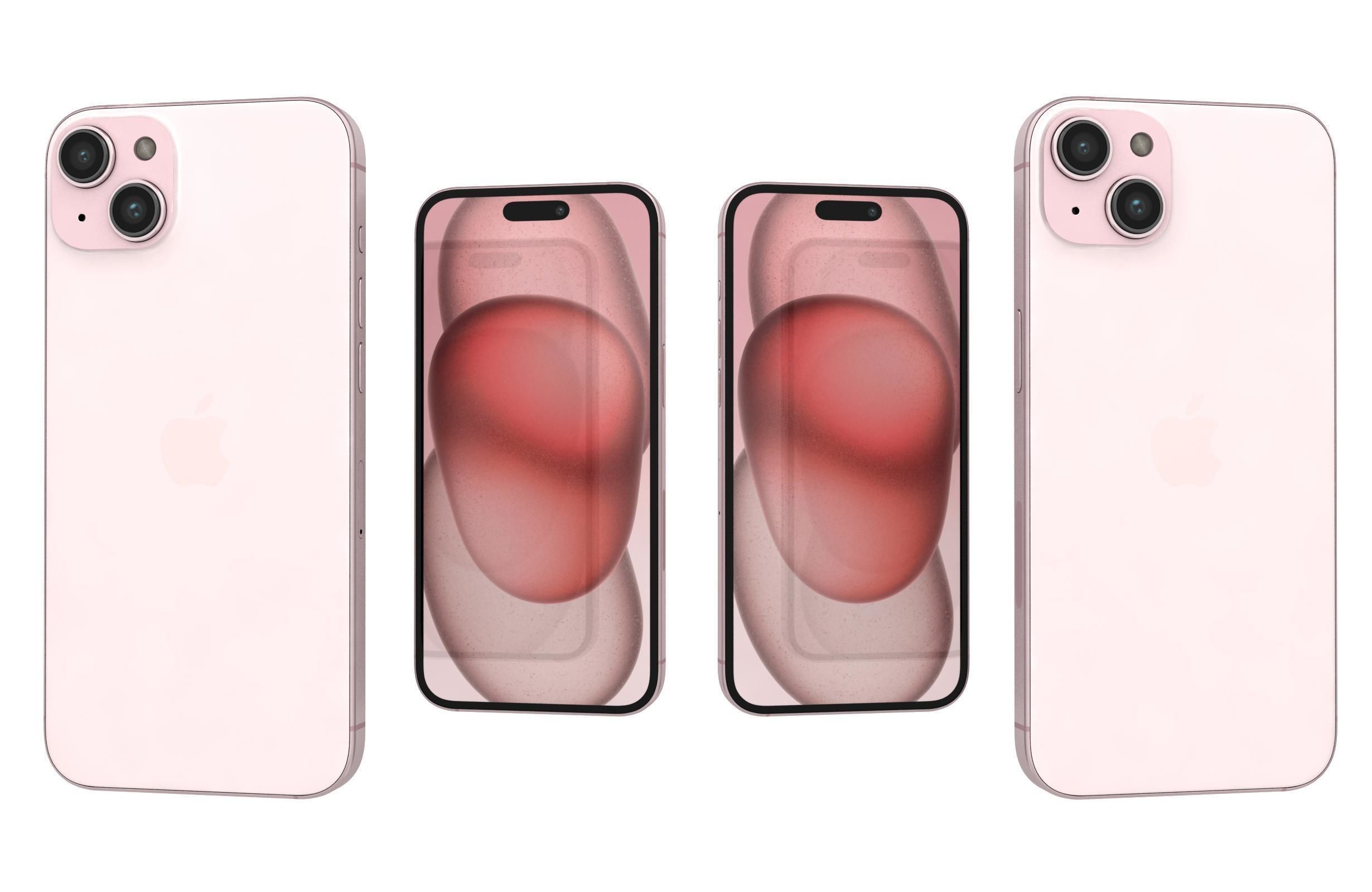 Apple iPhone 15 Plus All Colors 3D model_2